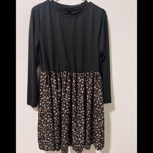 SHEIN Black and Floral Womens kids